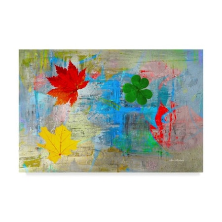 Ata Alishahi 'Leaves And Colors' Canvas Art,12x19